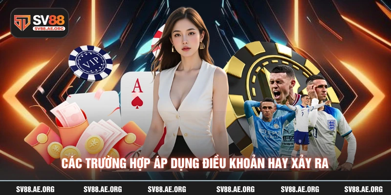 Các trường hợp áp dụng điều khoản hay xảy ra